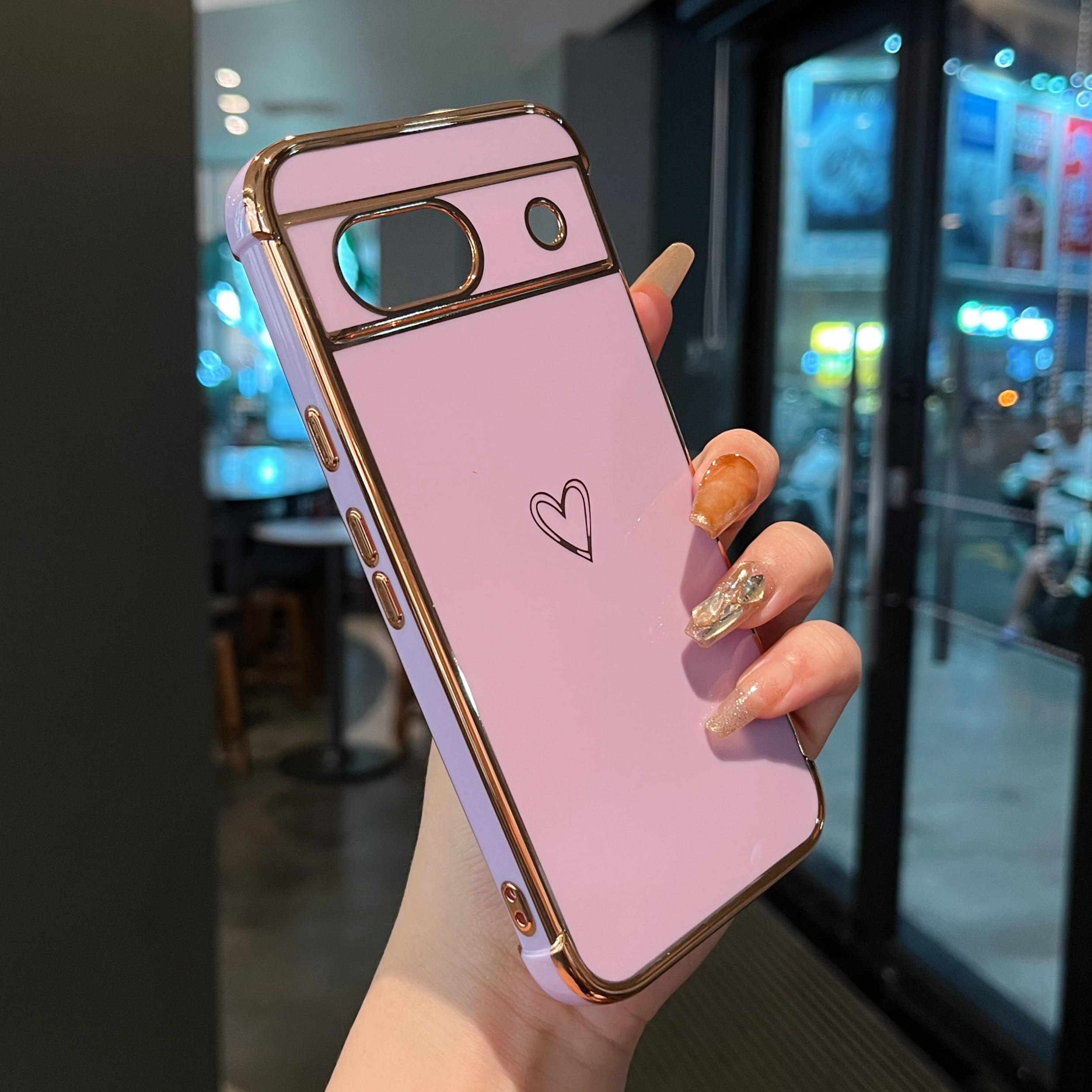 Amazon.co.jp: ZTOFERA Google Pixel 8a 用 ハートケース 柔軟な